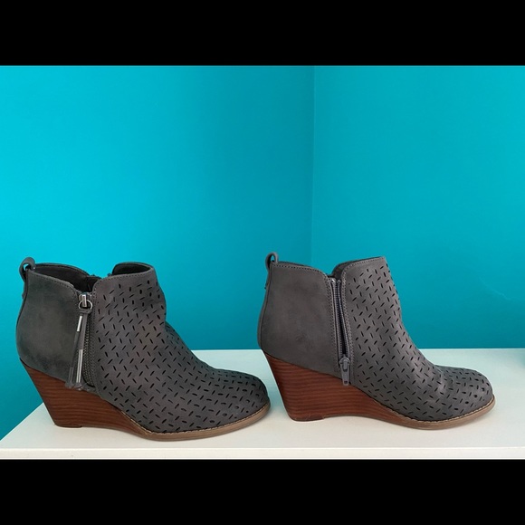 Granger perforated wedge bootie Clearance
